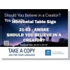 HPG-21.3 - 2021 Edition 3 - Awake - "Should You Believe In A Creator?" - Table